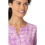 C13214 Carhartt Force Cross-Flex Women's Modern Fit Notch Neck Print Top - Hatchwork