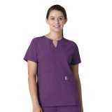 C12213 Carhartt Force Modern Fit Women's Notch Neck Tunic Scrub Top