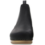 Becka Black Oiled Pull Up Boot by Dansko