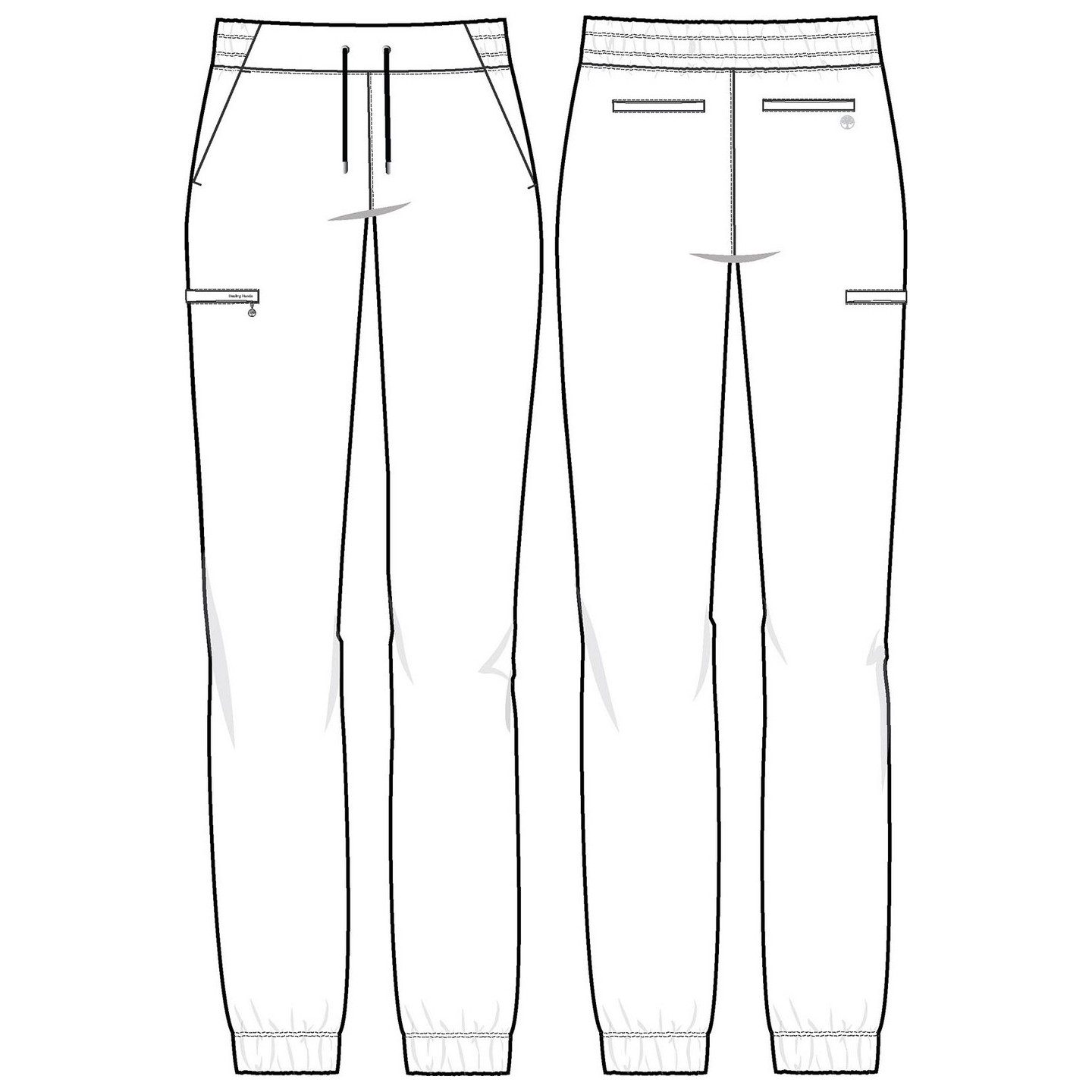 9350 Healing Hands Tate Pantalon de Joggeur Camo à Ventre Plat