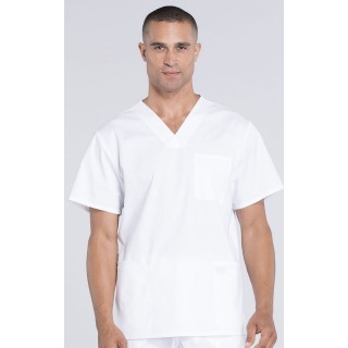 WW695 Workwear Professionals Men's 4 Pocket V-Neck Top by Cherokee