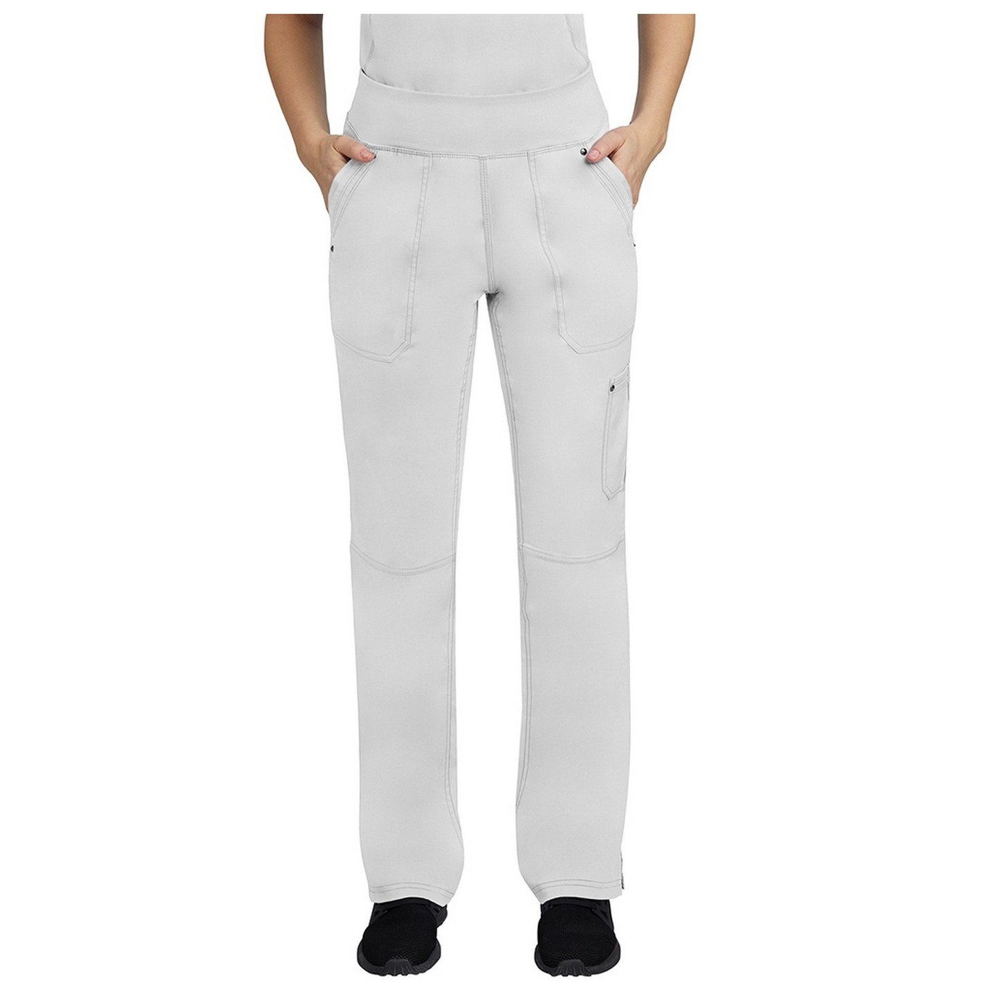 9133P Petite Healing Hands Purple Label Tori Yoga Scrub Pants