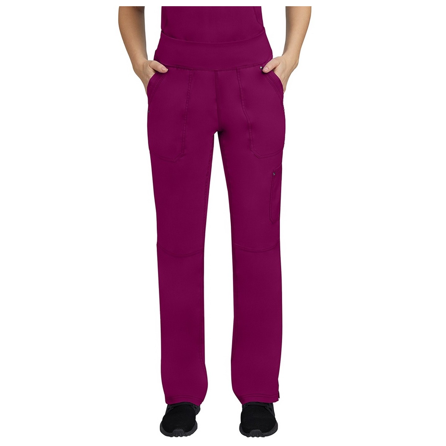 9133P Petite Healing Hands Purple Label Tori Yoga Scrub Pants