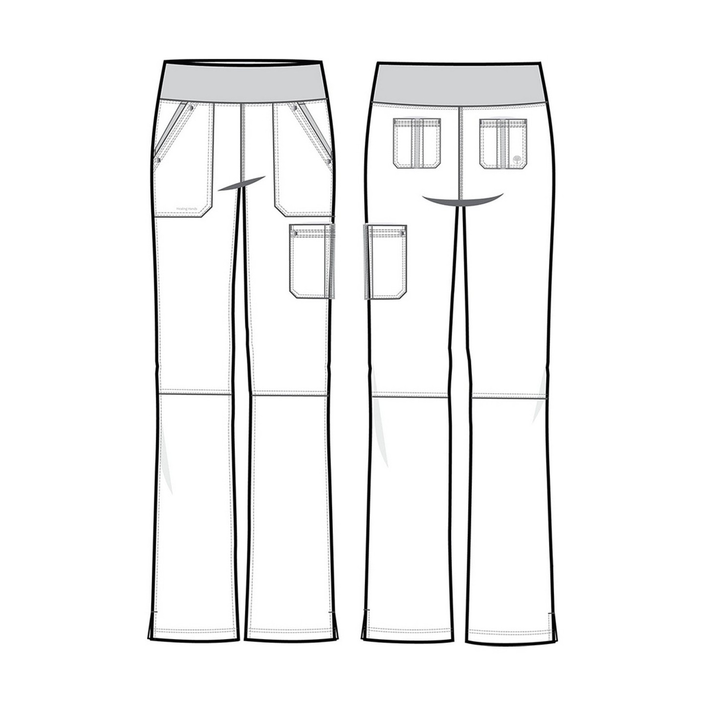 9133T TALL Pantalon yoga par Healing Hands Purple Label Tori