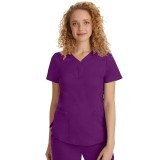 2167 Healing Hands Purple Label Jane Y-Neck Top