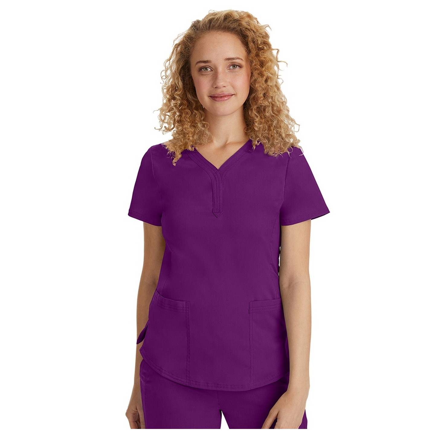 2167 Healing Hands Purple Label Jane Y-Neck Top