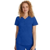 2167 Healing Hands Purple Label Jane Y-Neck Top