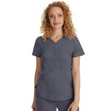 2167 Healing Hands Purple Label Jane Y-Neck Top