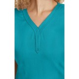 2167 Healing Hands Purple Label Jane Y-Neck Top