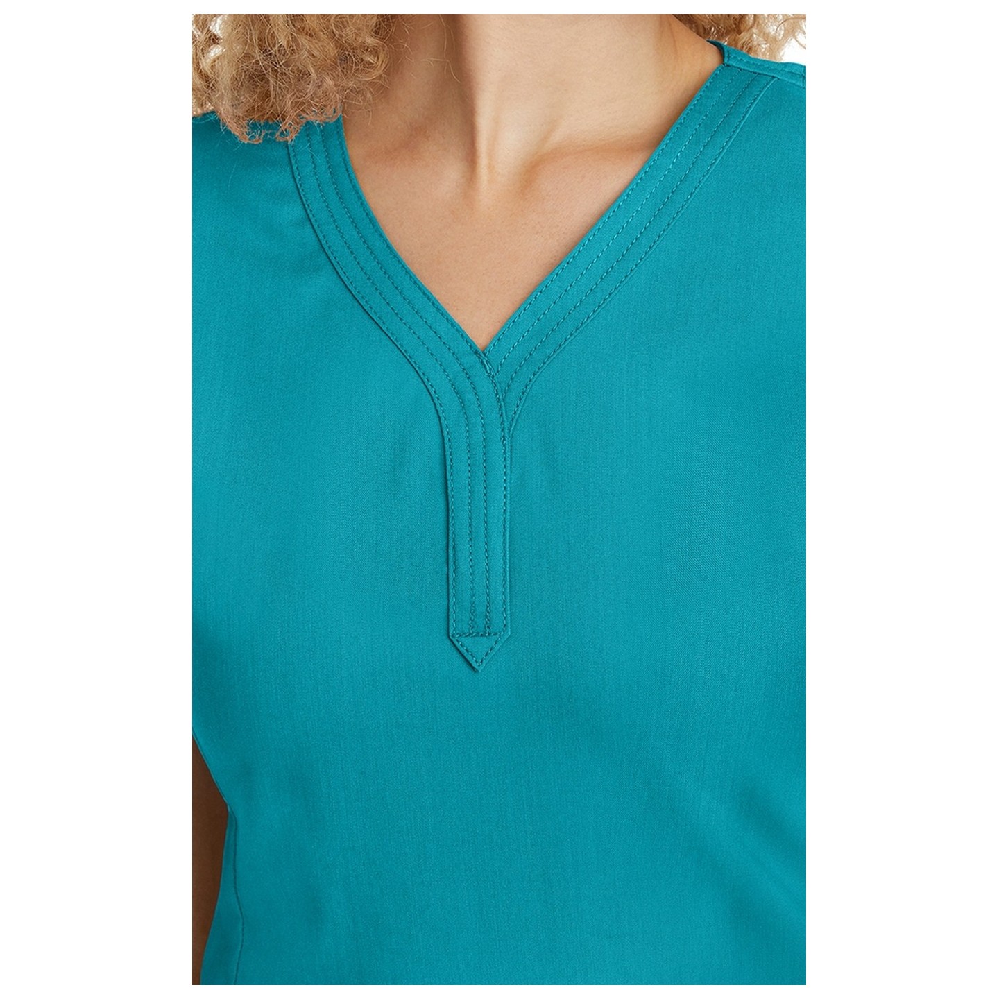 2167 Healing Hands Purple Label Jane Y-Neck Top