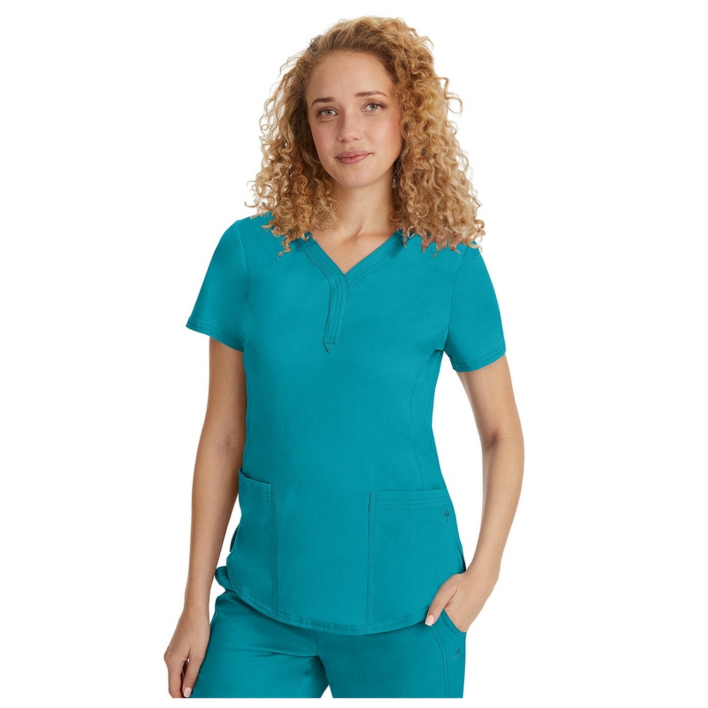 2167 Healing Hands Purple Label Jane Y-Neck Top