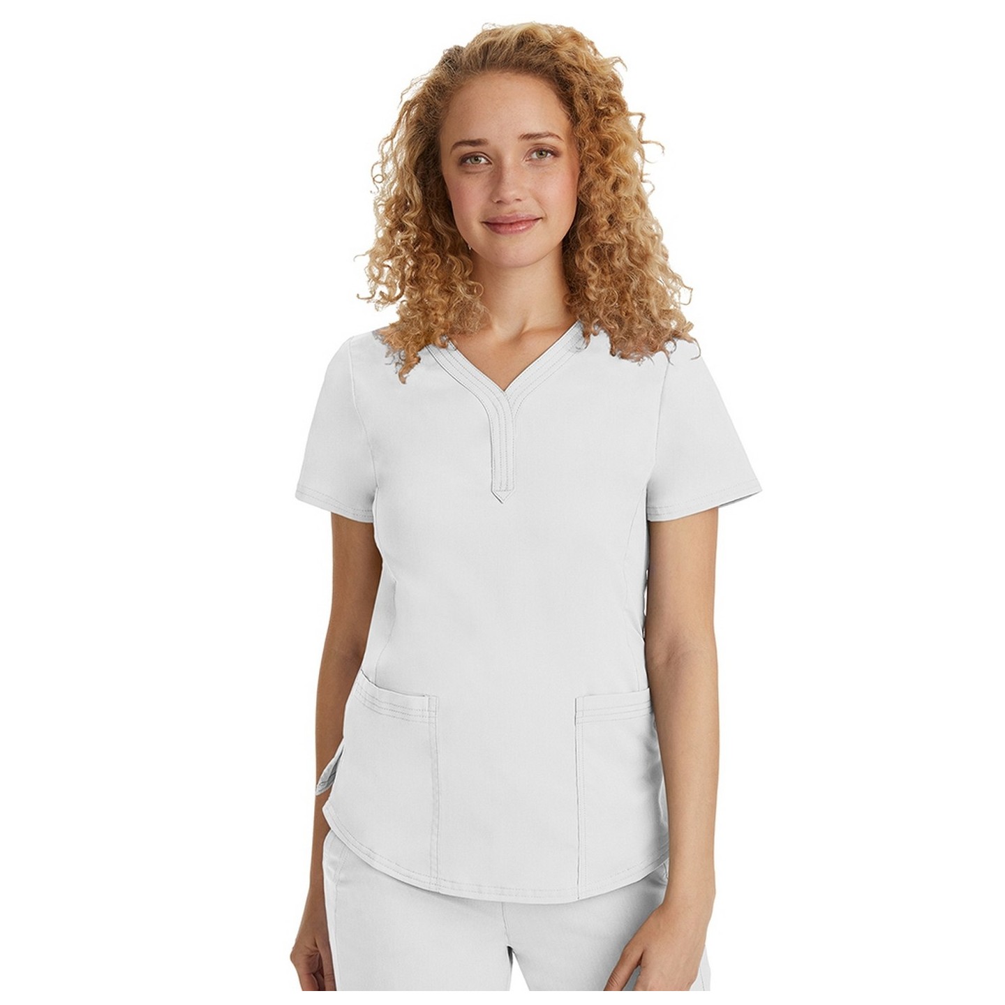 2167 Healing Hands Purple Label Jane Y-Neck Top