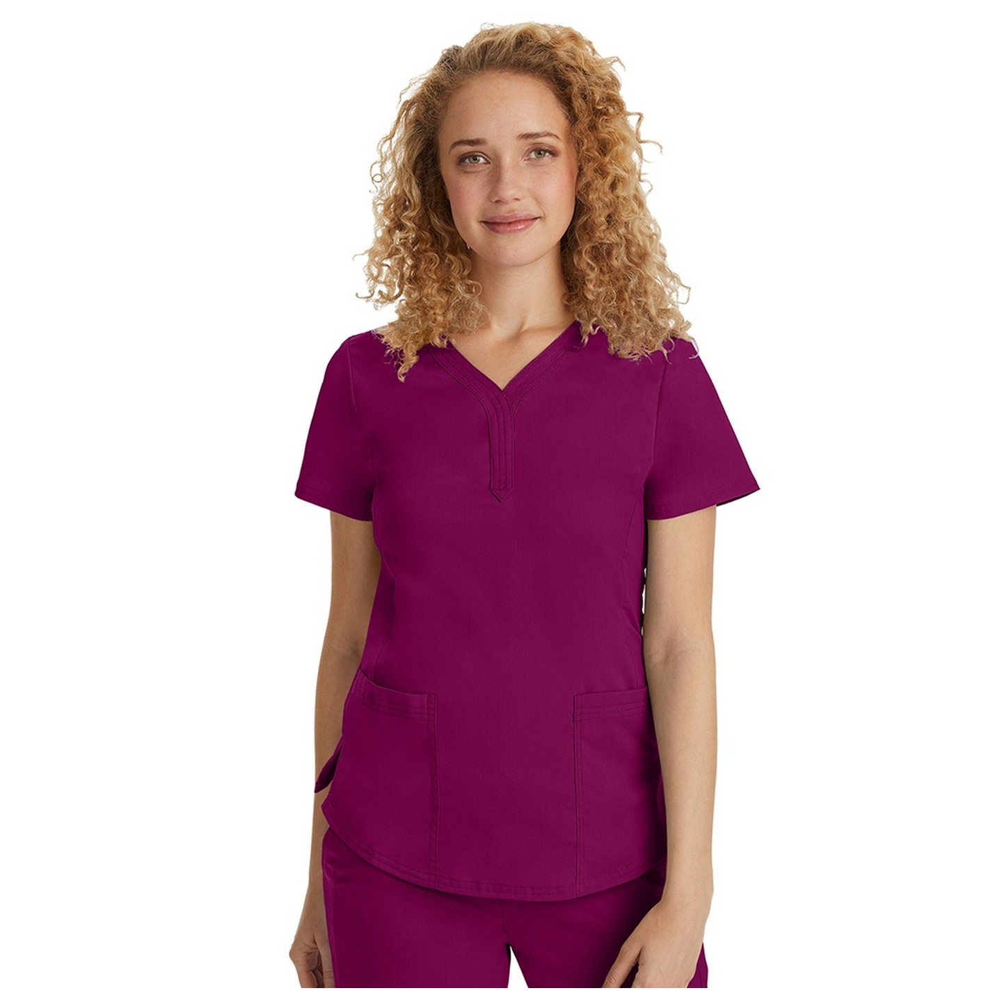 2167 Healing Hands Purple Label Jane Y-Neck Top