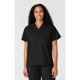 100 WonderWORK Unisex V-Neck Top with Chest Pocket