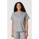 100 WonderWORK Unisex V-Neck Top with Chest Pocket