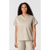 100 WonderWORK Unisex V-Neck Top with Chest Pocket