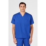 100 WonderWORK Unisex V-Neck Top with Chest Pocket