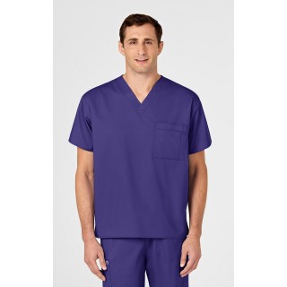 100 WonderWORK Unisex V-Neck Top with Chest Pocket