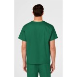 100 WonderWORK Haut à Col en V Unisexe avec 1 Poche au Poitrine