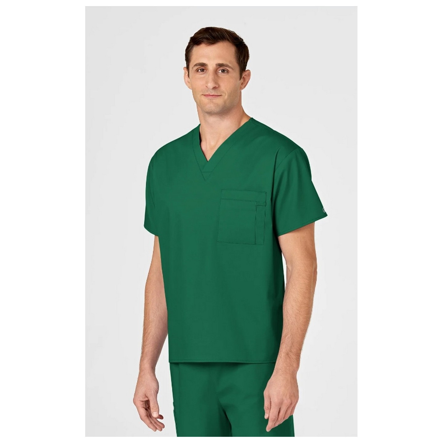 100 WonderWORK Unisex V-Neck Top with Chest Pocket