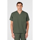 100 WonderWORK Unisex V-Neck Top with Chest Pocket