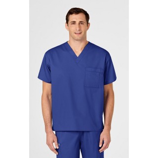 100 WonderWORK Unisex V-Neck Top with Chest Pocket