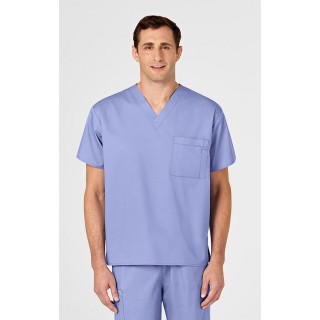 100 WonderWORK Unisex V-Neck Top with Chest Pocket