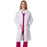 4500 Greentown Classix – Manteau de laboratoire unisexe avec fermeture bouton-pression