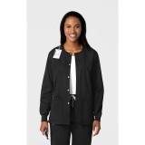 800 WonderWORK Manteau Unisexe avec Col Rond et Fermature à Pression