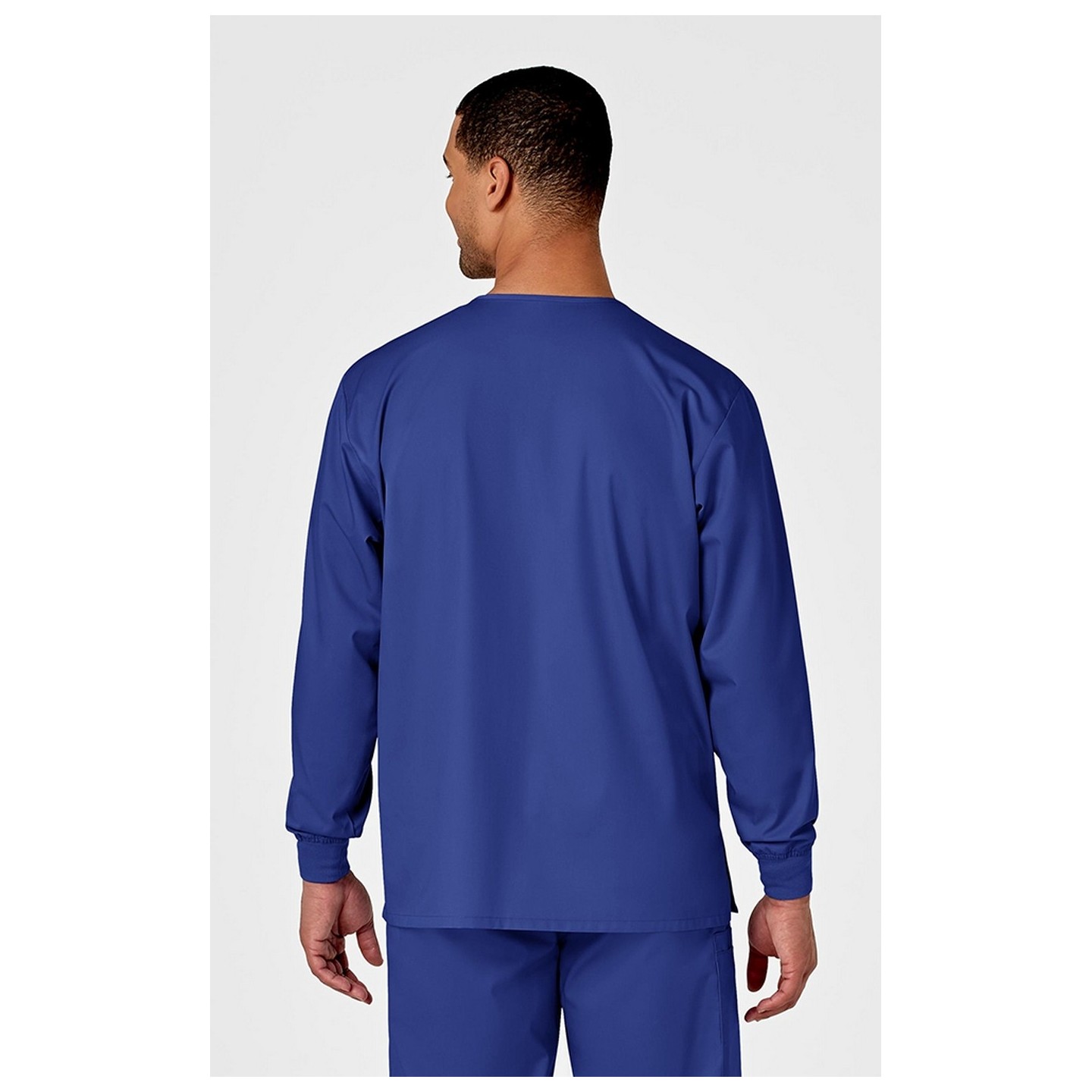 800 WonderWORK Unisex Snap Front Round Collar Jacket