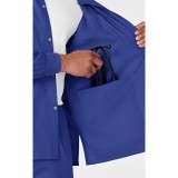 800 WonderWORK Unisex Snap Front Round Collar Jacket