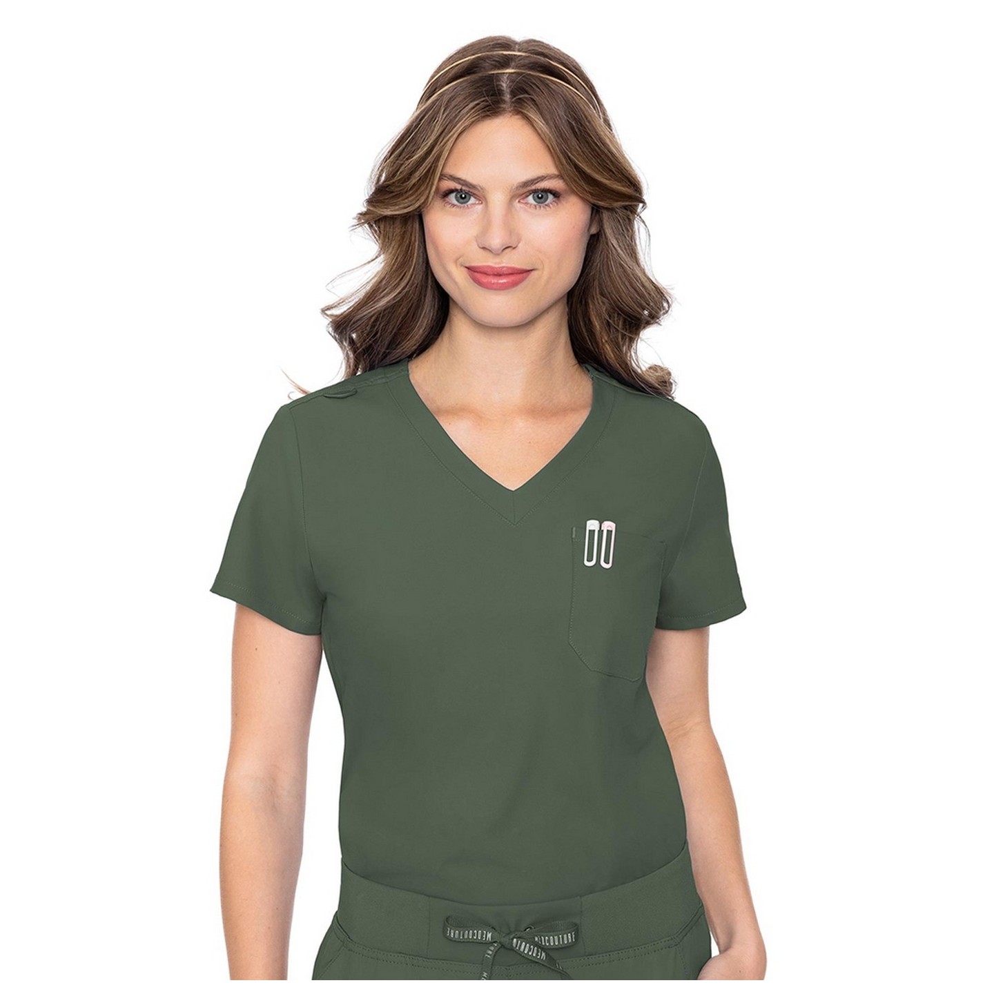 2432 Med Couture Insight Haut d'Uniforme à Une Poche