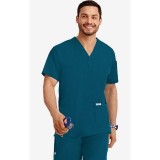 *FINAL SALE CARIBBEAN 310T-Petite MOBB Classic Unisex 3 Pocket Scrub Top
