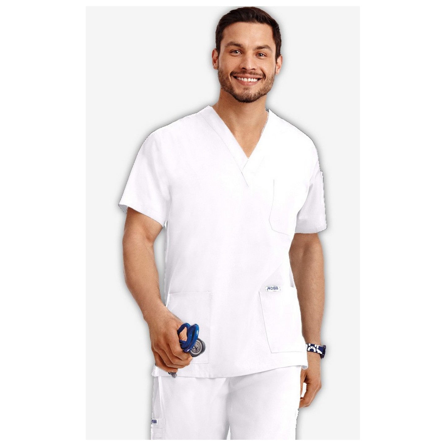 *VENTE FINALE WHITE 310T-Petite Haut classique unisexe 3 Poches par MOBB