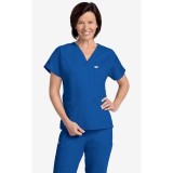 606T MOBB Unisex V-Neck Chest Pocket Scrub Top