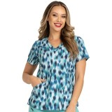 1103 Zavaté Ava Therese Haut Ava Imprimé - Seafoam Oasis