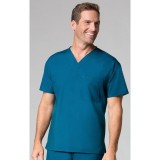 1006 Maevn CORE – Haut V-cou unisexe - Voir des hommes - Caribbean Blue