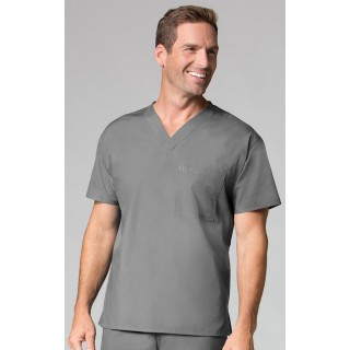 1006 Maevn CORE – Haut V-cou unisexe - Voir des hommes - Pewter