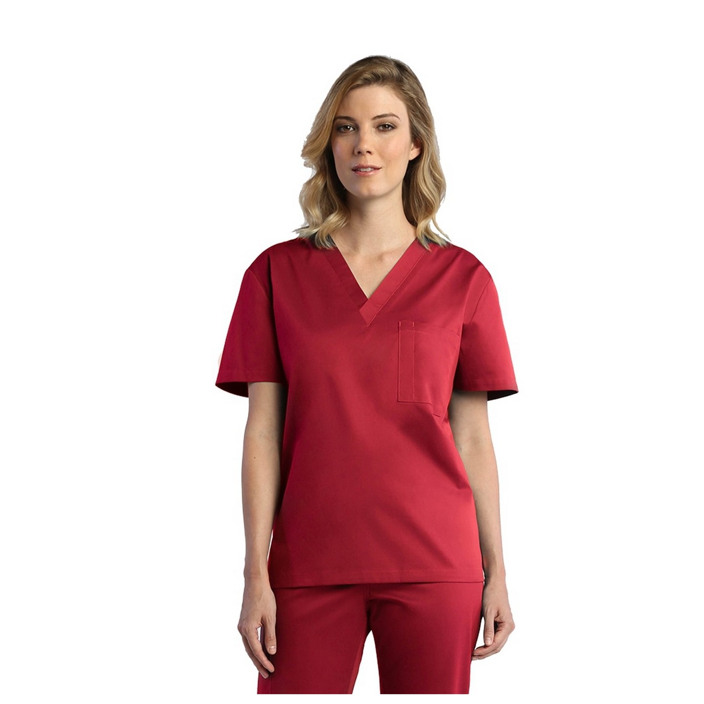 1706 Red Panda Unisex V-Neck Top by Maevn 