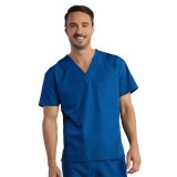 1706 RED PANDA Top unisexe col V (Homme)