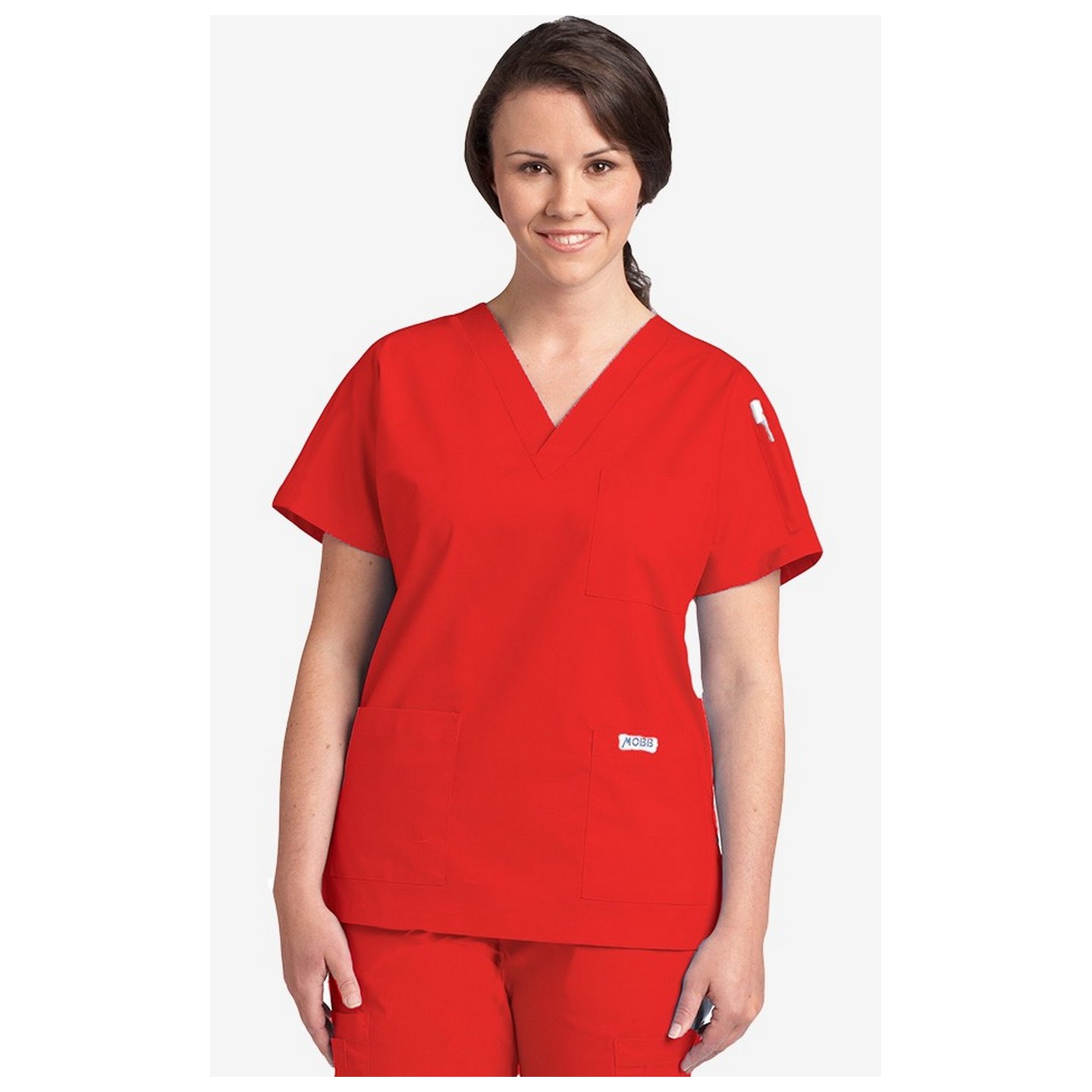 310T MOBB Classic Unisex 3 Pocket Scrub Top (Men's View)