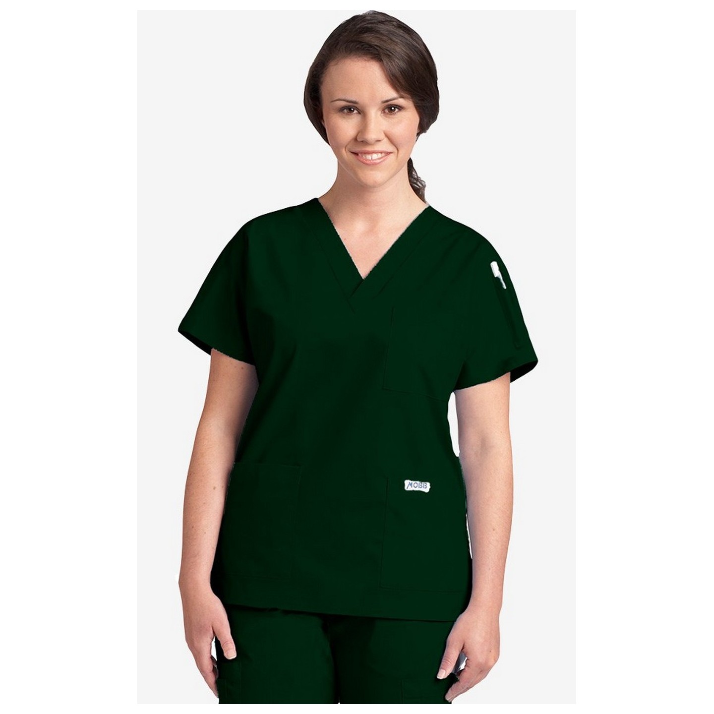310T MOBB Classic Unisex 3 Pocket Scrub Top (Men's View)