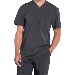 Men's Tuckable V-Neck Top - Cherokee Infinity - Antimicrobial