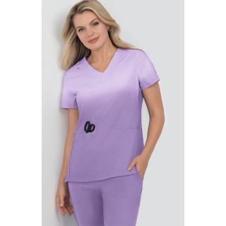1088PLM koi Lite Reclaim Placement Haut Ombre avec Panneaux en Tricot - Heather Lavender Ombre