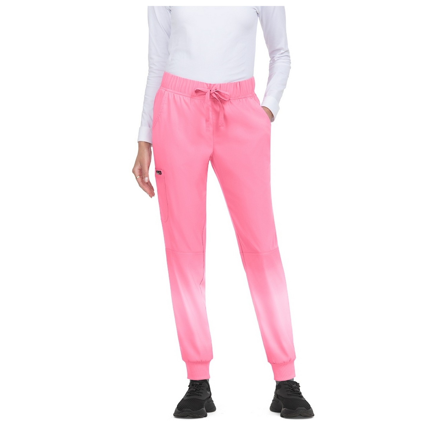 758 koi Lite Pantalon Jogger Imprimé en Dégradé de 5 Poches - Peony Pink Ombre