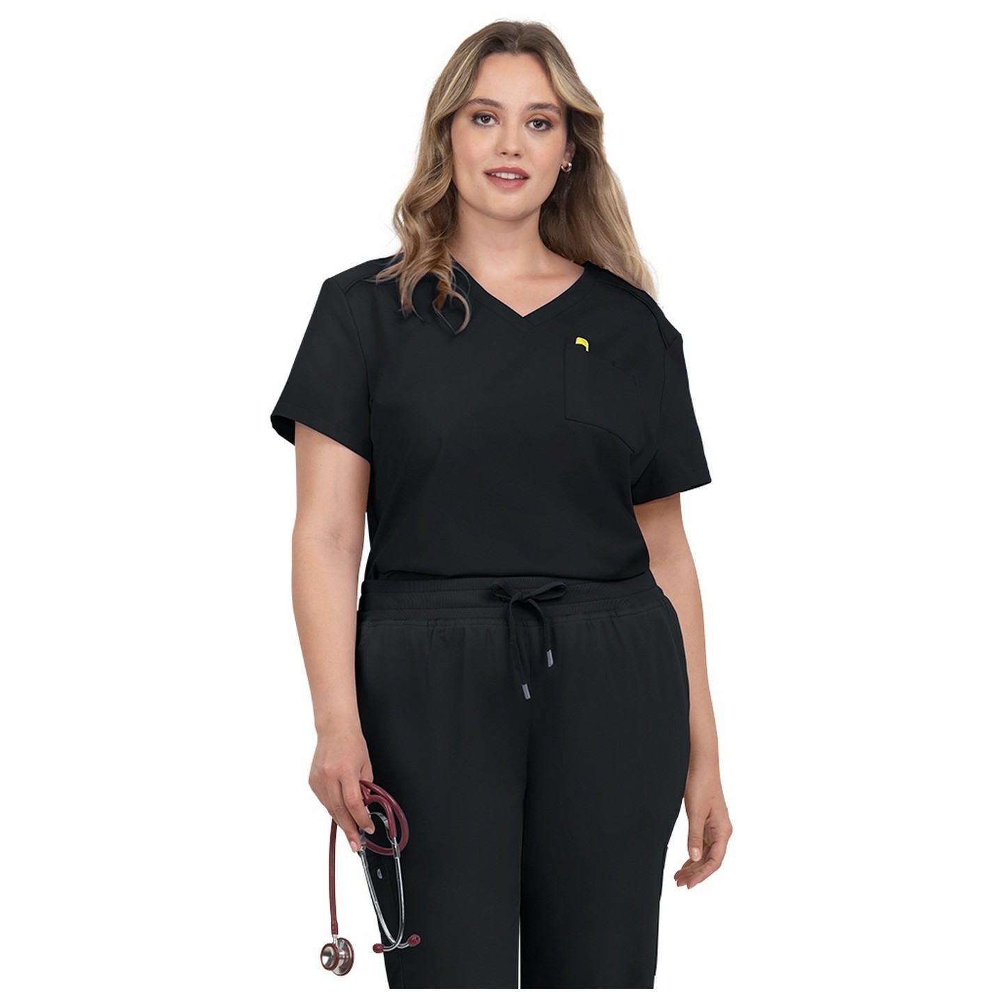 C100 Cureology Aura Modern V-Neck Top by koi