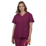 C101 Cureology Haut Cardi avec 2 Poches à Col en V par koi