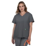 C101 Cureology Haut Cardi avec 2 Poches à Col en V par koi