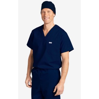 MOBB unisexe à encolure en V Scrub Top (La vue de l'Homme) - Navy (NN)