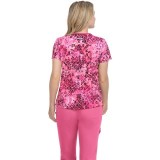 1108PR koi Next Gen Coming on Strong V-Neck Top - Wild Petals